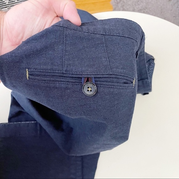 Ted Baker London Men’s Westin Classic Fit Brushed Cotton Trouser Pant Navy 38x31 - Picture 8 of 9